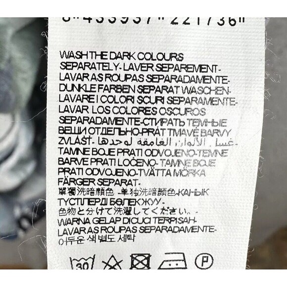 Desigual Womens Dress Size Large Blue Floral Sleeveless Drape Neck Style 40V2148 - Picture 10 of 15